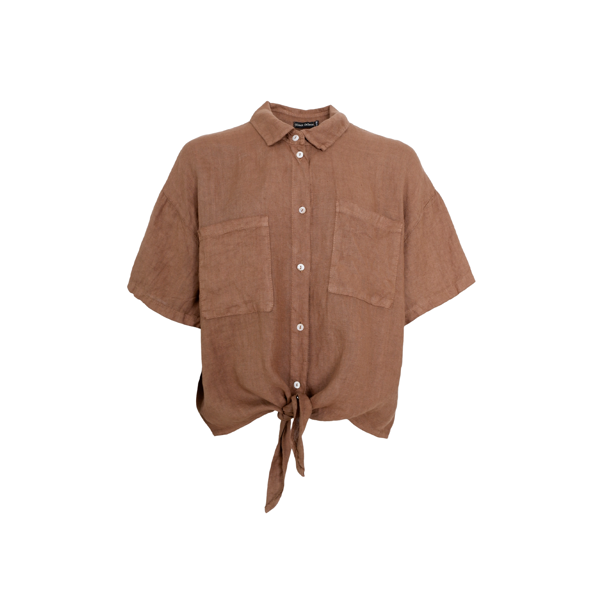 BCMELINA SHORT SHIRT NOUGAT