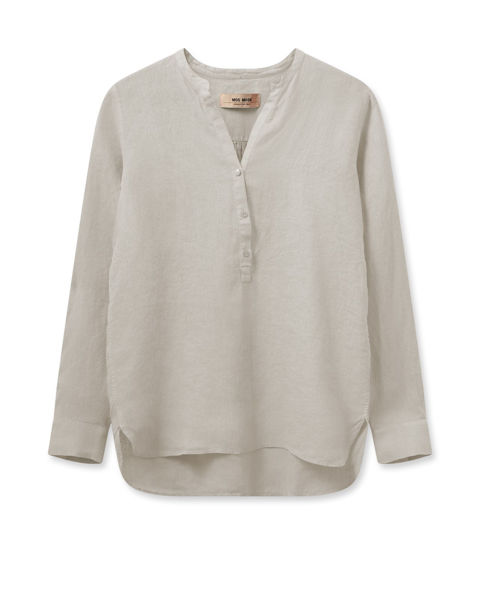 MM BLUSE DANNA LINEN CEMENT