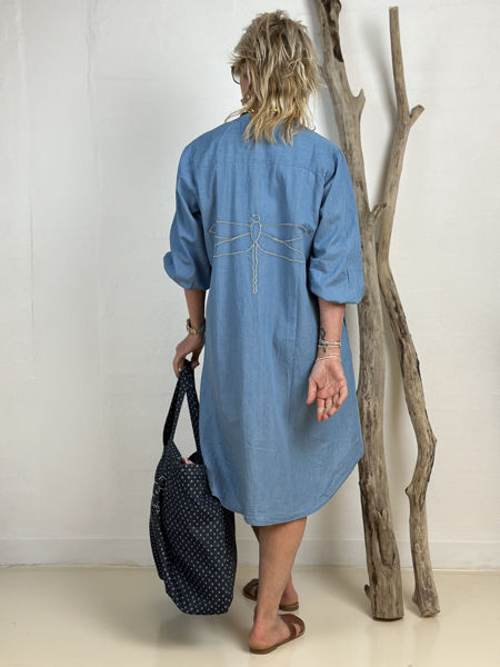 GASPAR LUNA SHORT DENIM L. BLUE