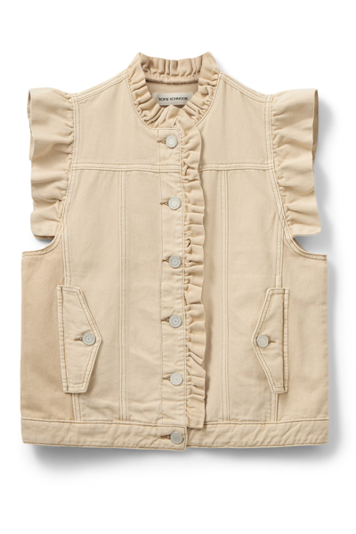 SS VEST FARAH WARM SAND