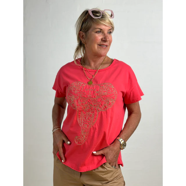 GASPAR TOKYO TEE PINK