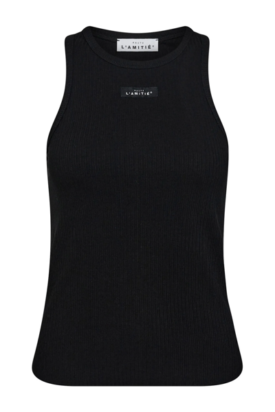 HL RIB BADGE TANK BLACK