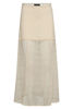 HL NEW LACE SKIRT SEASHELL