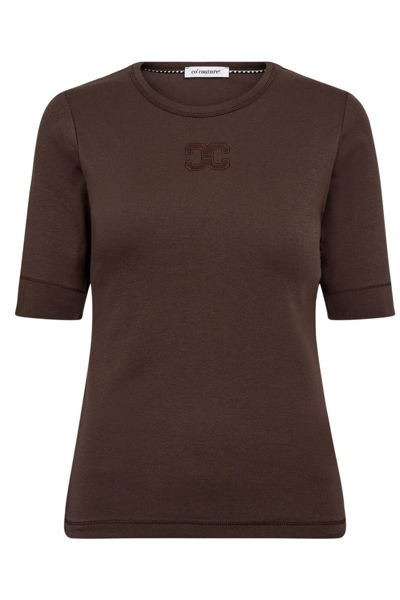 CCGRANNY EMBROIDERY TEE MOCCA