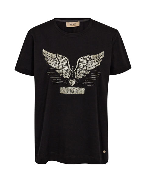 MMNADINE DECO TEE BLACK