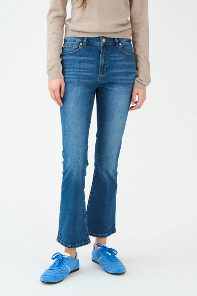 IVY-JOHANNA K. FLARE MID BLUE