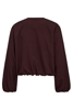 CCLUNA BALLON JACKET WINERED