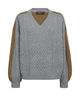 173270 MMBeth Ottili V-neck Knit GREY