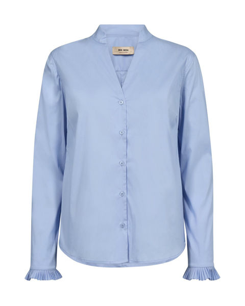 MMHASSIE PLEAT SHIRT BLUE