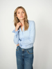 MMHASSIE PLEAT SHIRT BLUE