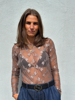 GASPAR BONN BLUSE L TAUPE