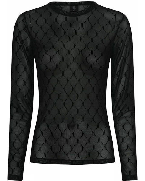 HTD mesh blouse SORT