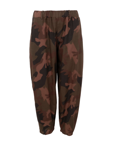BCABBIE BARREL PANT BROWN
