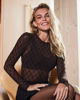 HTD mesh blouse BRUN
