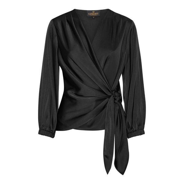 KARMAMIA ELENA BLOUSE RICH BLACK