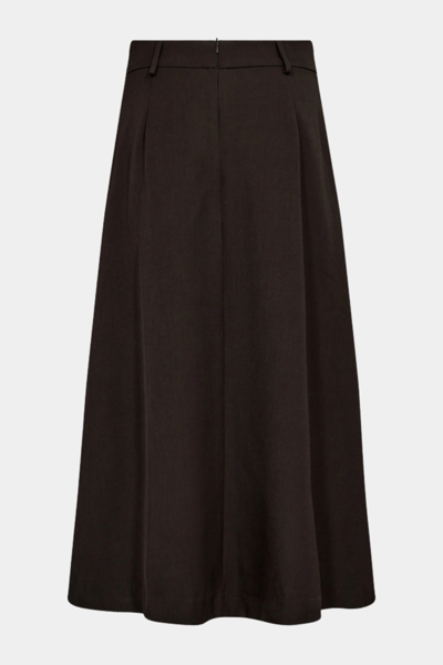 CCLUNA Pocket Pleat Skirt BROWN