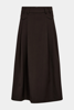 CCLUNA Pocket Pleat Skirt BROWN