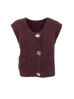 BCBJOERK KNITTED VEST COFFEE