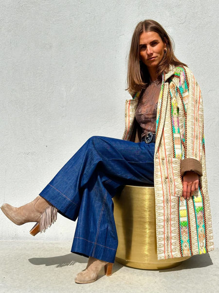 GASPAR BRUXELLES COAT MULTI