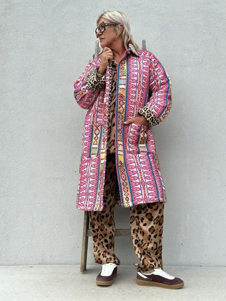 GASPAR BRUXELLES WINTER COAT PINK