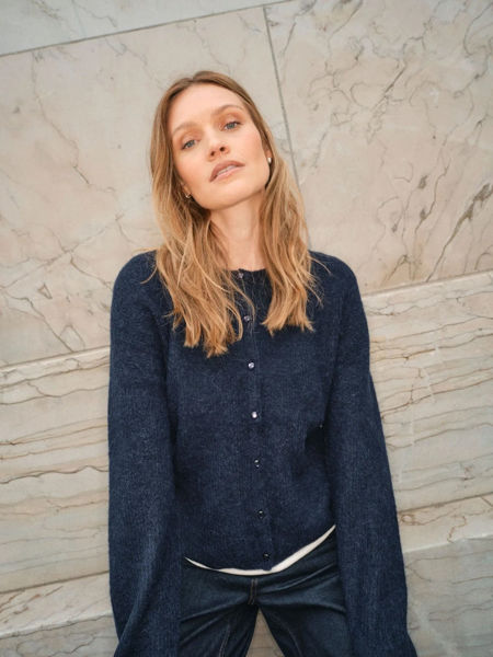 MMAlmine Knit Cardigan NAVY