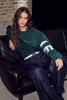 Maxi Split Logo Sweat GREEN