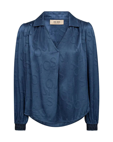 MMAldo Monogram Blouse BLUE