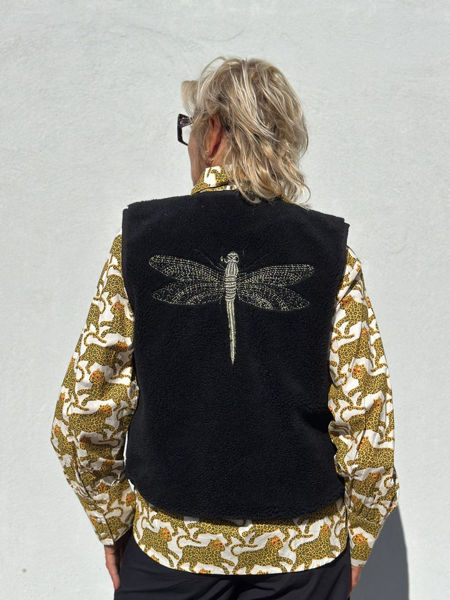 GASPAR Duffy Waistcoat BLACK