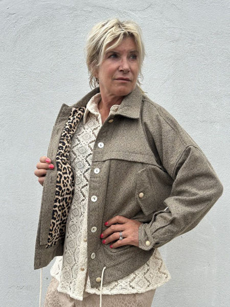 GASPAR Bali Bomber Jacket DARK SAND