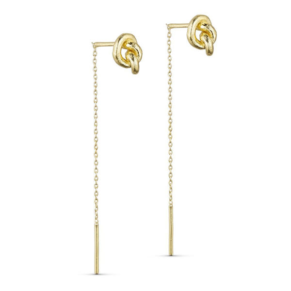 PBN LILOU CHAIN EARRINGS GOLD