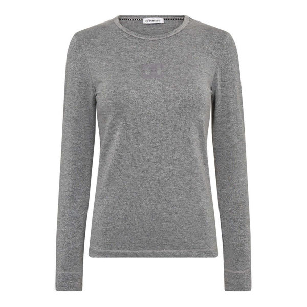 CCManny Lurex L/S Tee SILVER
