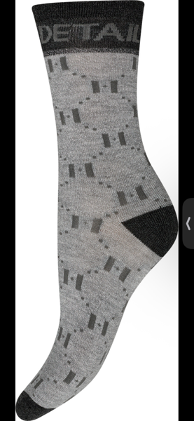 HTD  sock w/lurex GRÅ