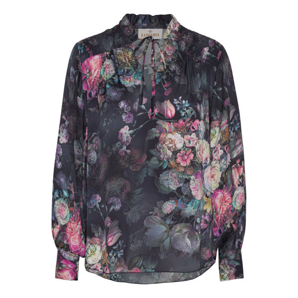 KARMAMIA BLANCHE BLOUSE - EVENING FLOWER