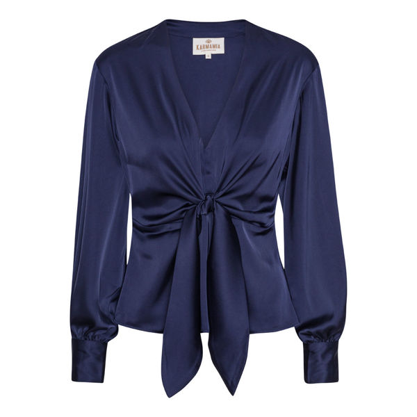 KARMAMIA BLAIR BLOUSE NAVY