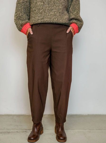 BCBEVERLY BARREL PANT BROWN