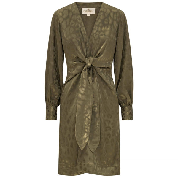KARMAMIA  BLAIR DRESS - ARMY