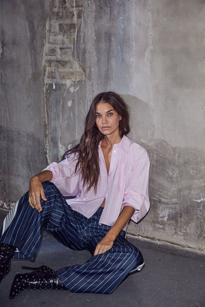 HLSophie Rose Stripe Shirt ICED ROSE