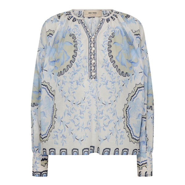 MMWylde Orchid Blouse Brunnera Blue