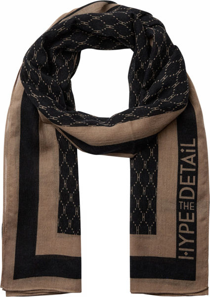 HTD scarf w/logo BLACK