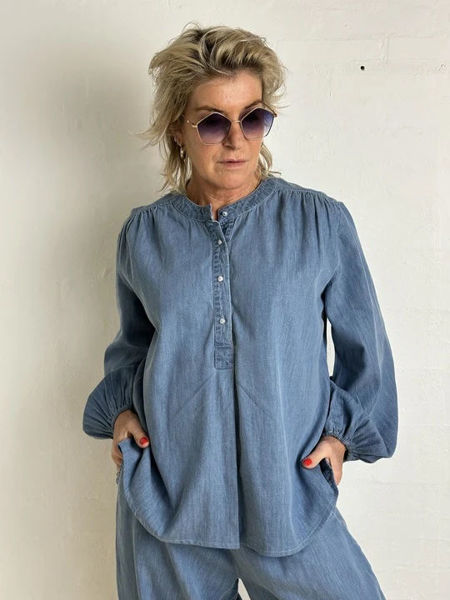 GP Læsø Denim Shirt L. BLUE