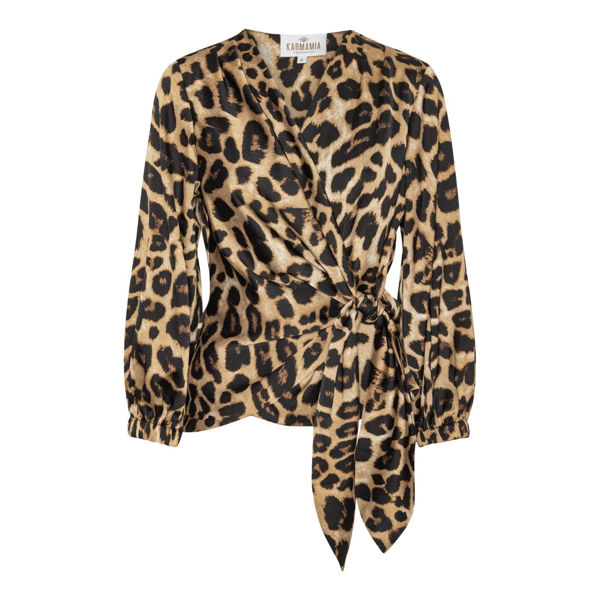 KARMAMIA ELENA BLOUSE  H. LEOPARD