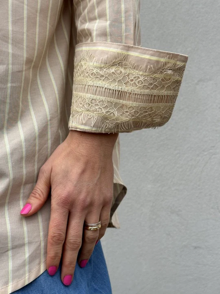 GP Skagen Stripe Shirt SAND