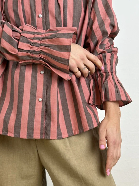 GP Himalaya Stripe Shirt CORAL