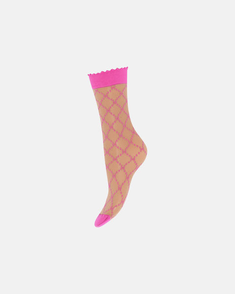 HTD socks logo 25 D. PINK