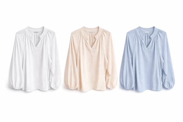 BP-COTTON SKJORTE LIGHT BLUE