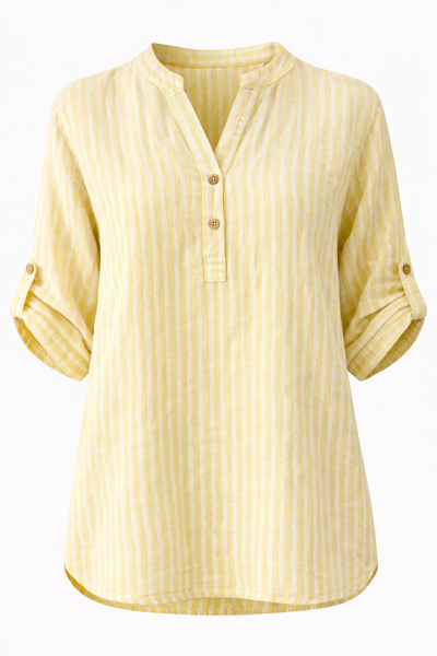 BP-STRIPE SHIRT YELLOW