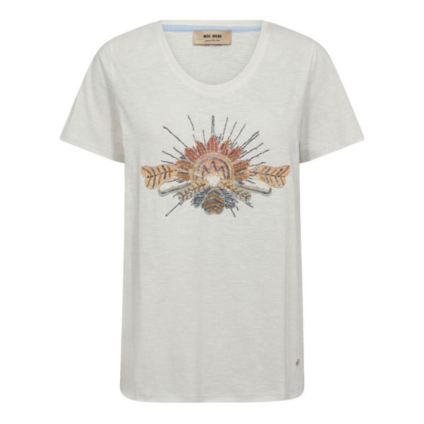 MMTonia O-SS Glam Tee ECRU