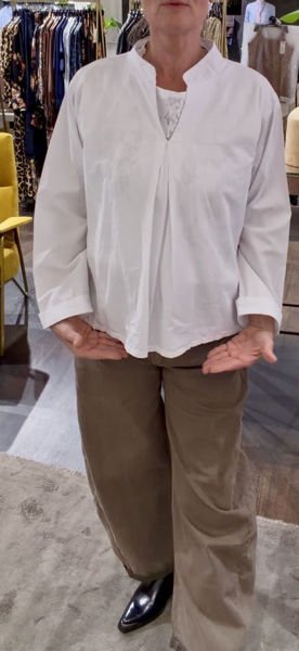 UL-POPLAR SKJORTE HVID