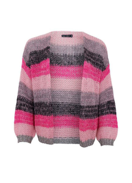 BCFILUCA STRIPED CARDIGAN PINK