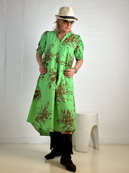 GP-Tunø Print Dress GREEN